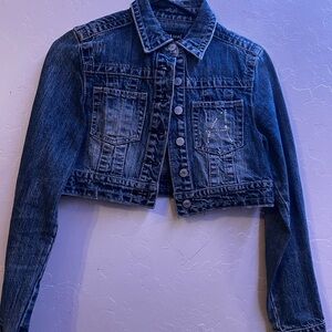 Wet Seal Blue Denim Jacket